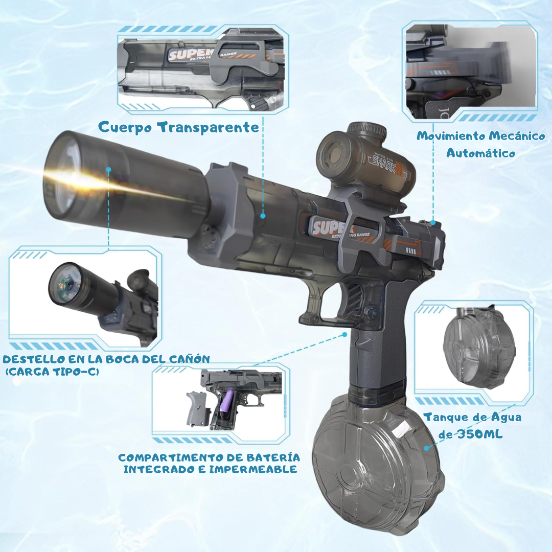SharkMK | Pistola de Agua Automática