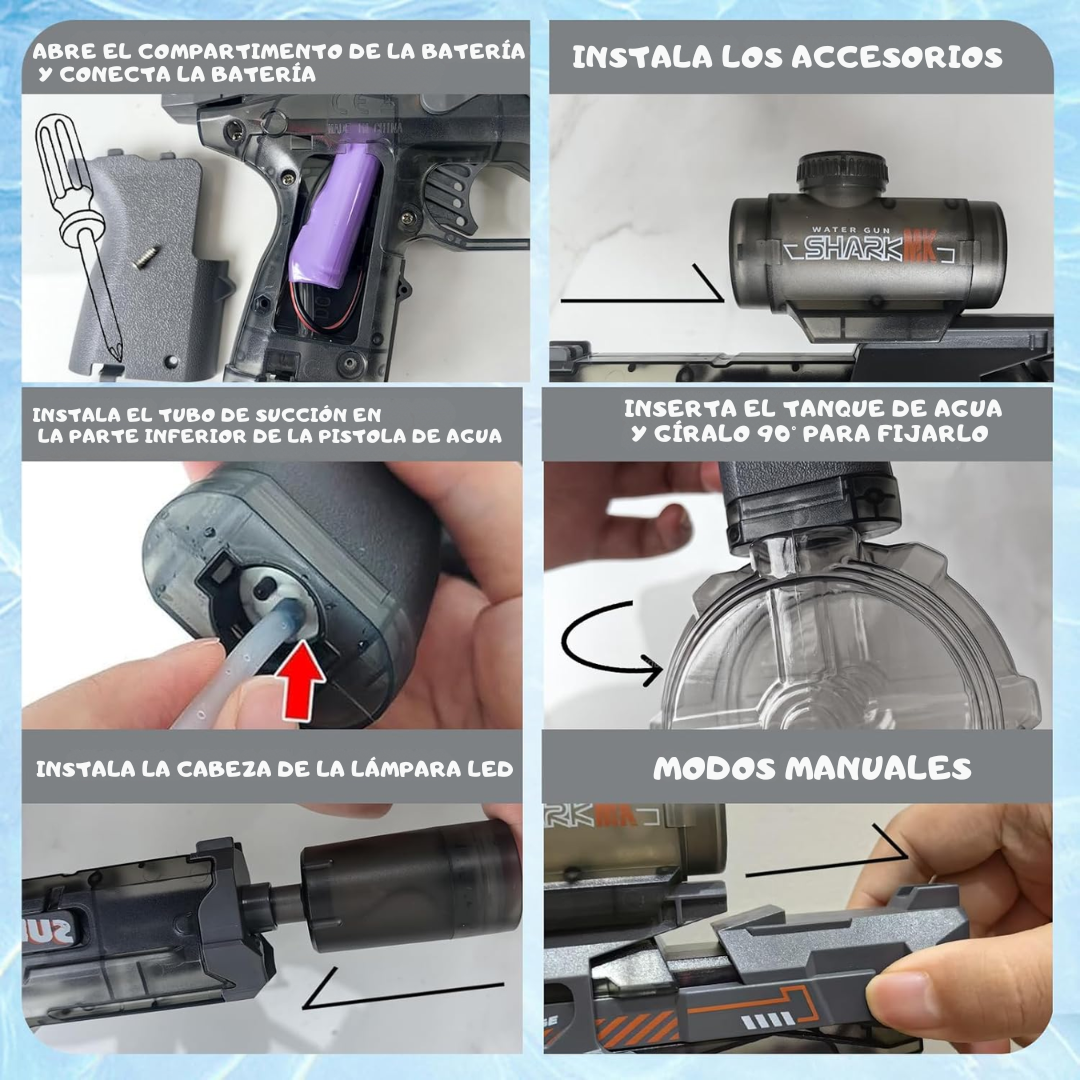 SharkMK | Pistola de Agua Automática